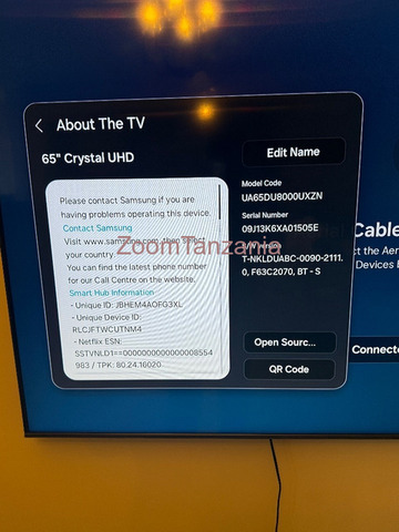 Samsung Tv 65 Inch Crystal Uhd Du8000 2025 model - 3/6