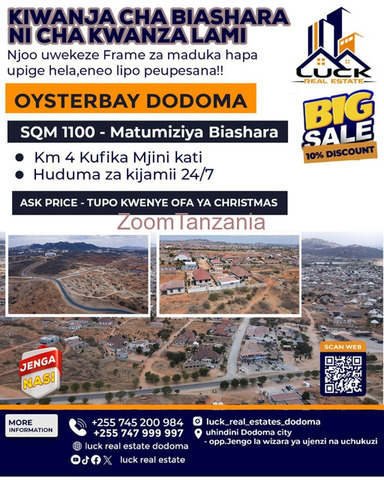 Kiwanja 1100 Ekari Inauzwa Oysterbay Dodoma - 4/4