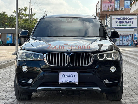 BMW X3 MSPORT 2016 Black Inauzwa - 4/6