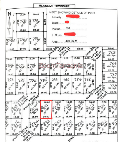 Plot 400 SQM Visiga-Madafu for Sale - 1/6