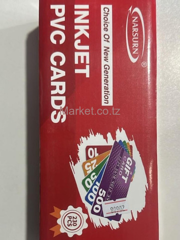 Inkjet Pvc Cards 230 Pieces for Sale