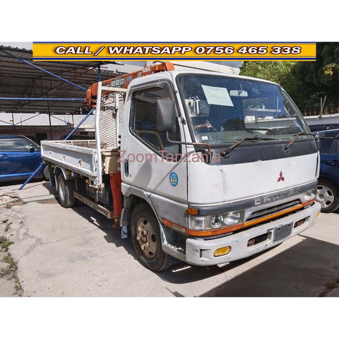 Mitsubishi Canter With Crane, 03 Ton, 1995 Model, - 1/4