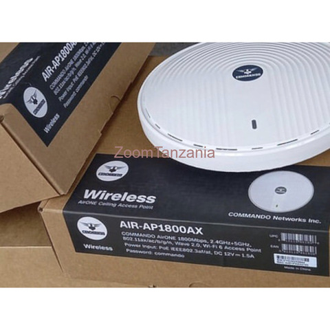 COMMANDO AirONE 1800Mbps, 2.4GHz+5GHz, 802.11ax/ac/b/g/n, Wave 2.0, Wi-Fi 6 Access Poin